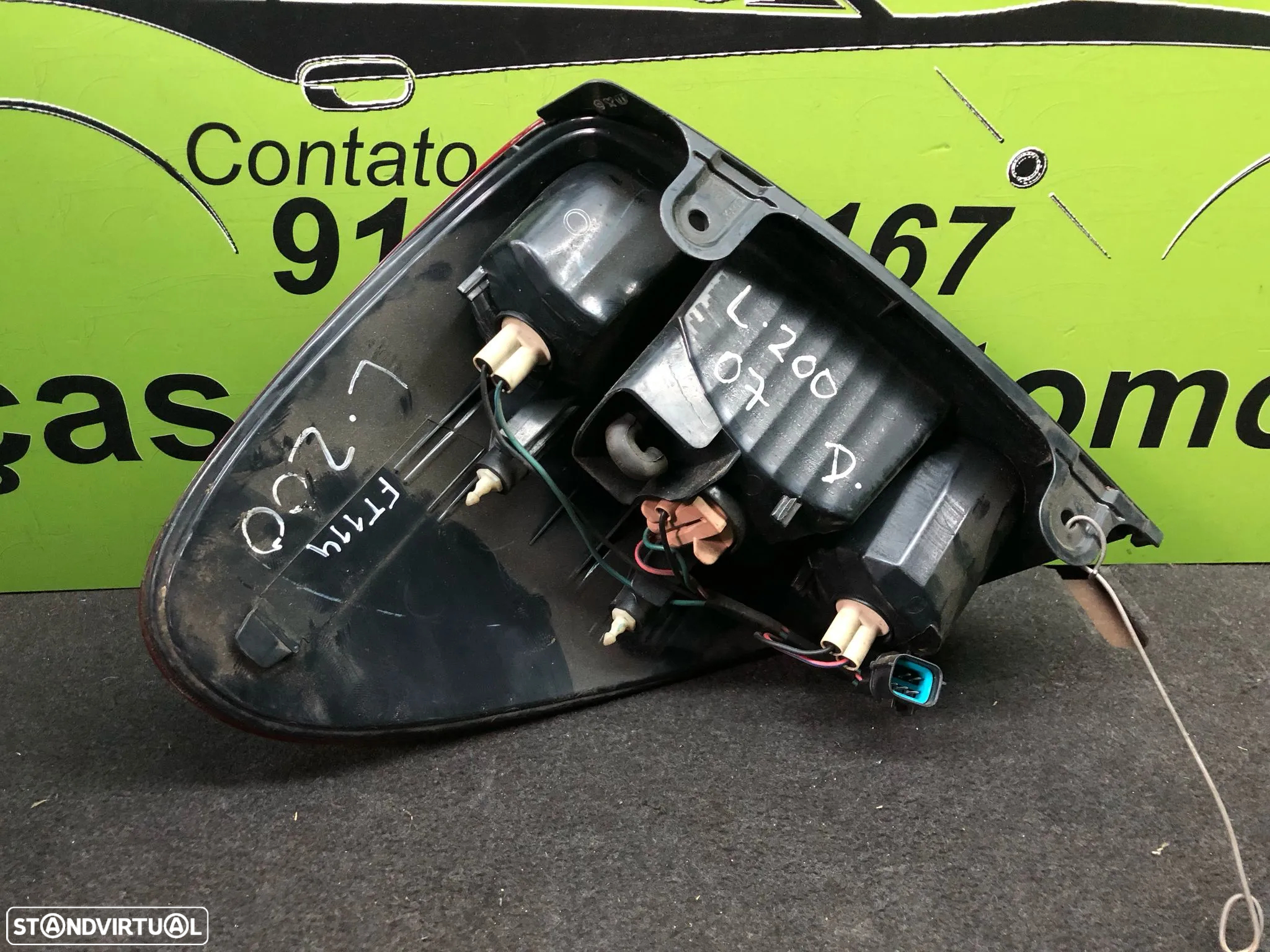 MITSUBISHI STRAKAR L200 2008 FAROLIM TRAS DIREITO - FT114 - 4