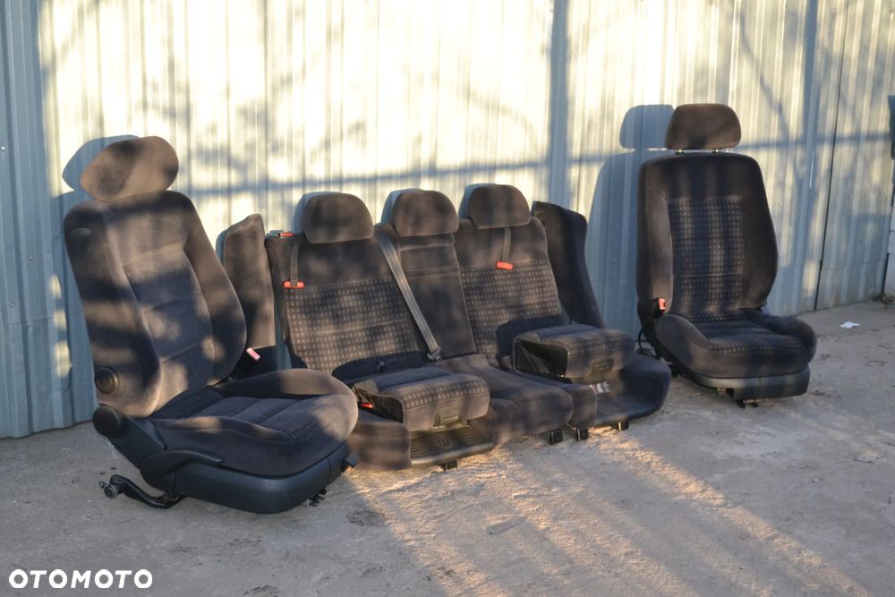 VW PASSAT B5 FL KOMBI FOTEL FOTELE PRZÓD PRZEDNIE KANAPA TYŁ WELUROWE FOTELIKI KPL POMORSKIE - 2
