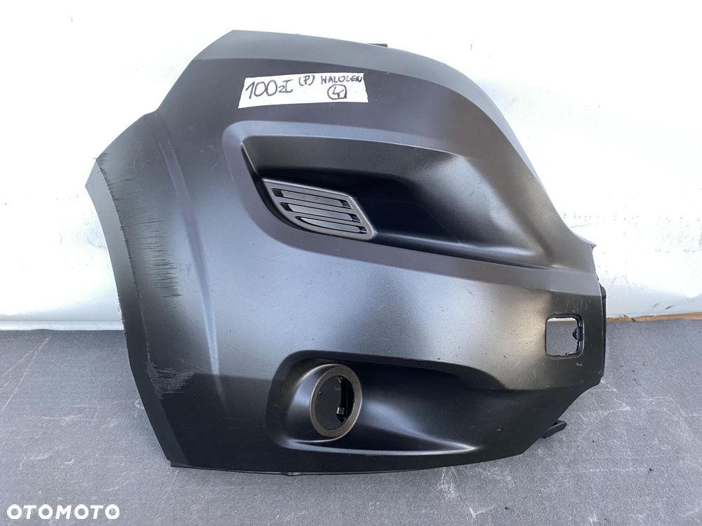 DUCATO BOXER JUMPER 14- NAROŻNIK ZDERZAKA PRZEDNIEGO CZARNY PRAWY HALOGEN - 1