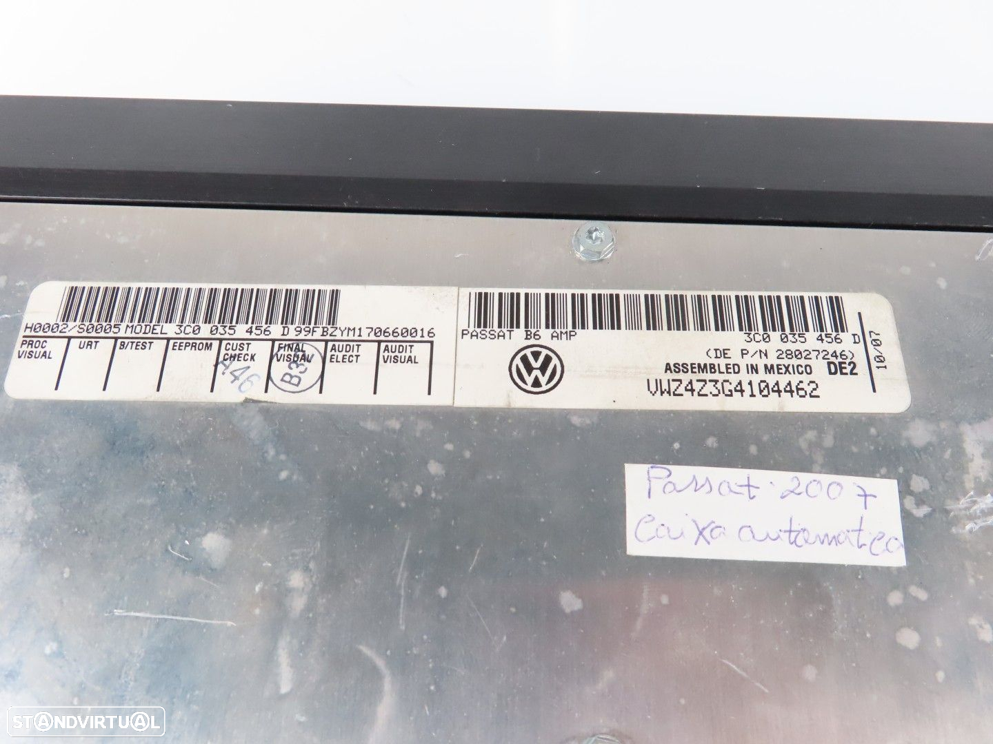 Amplificador de Som Usado / Original VW PASSAT (3C2)/VW PASSAT Variant (3C5) 3C0... - 4