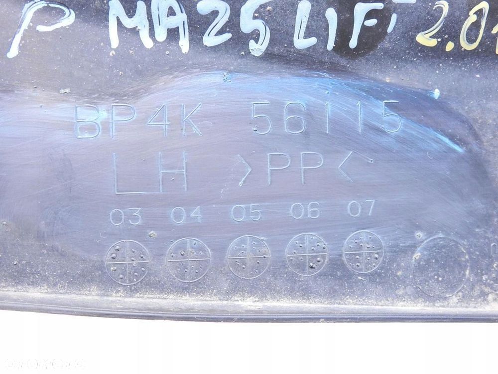 OSŁONA SILNIKA LEWA MAZDA 5 I 2.0 16V BP4K56115 - 8