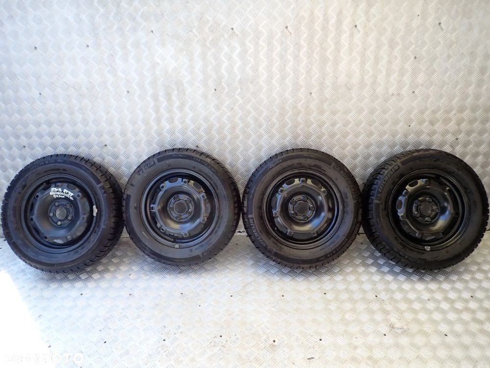 FELGI STALOWE POLO FOX 5JX14 ET 35 4X100 6Q0601027AC + OPONY ZIMA JAK NOWA