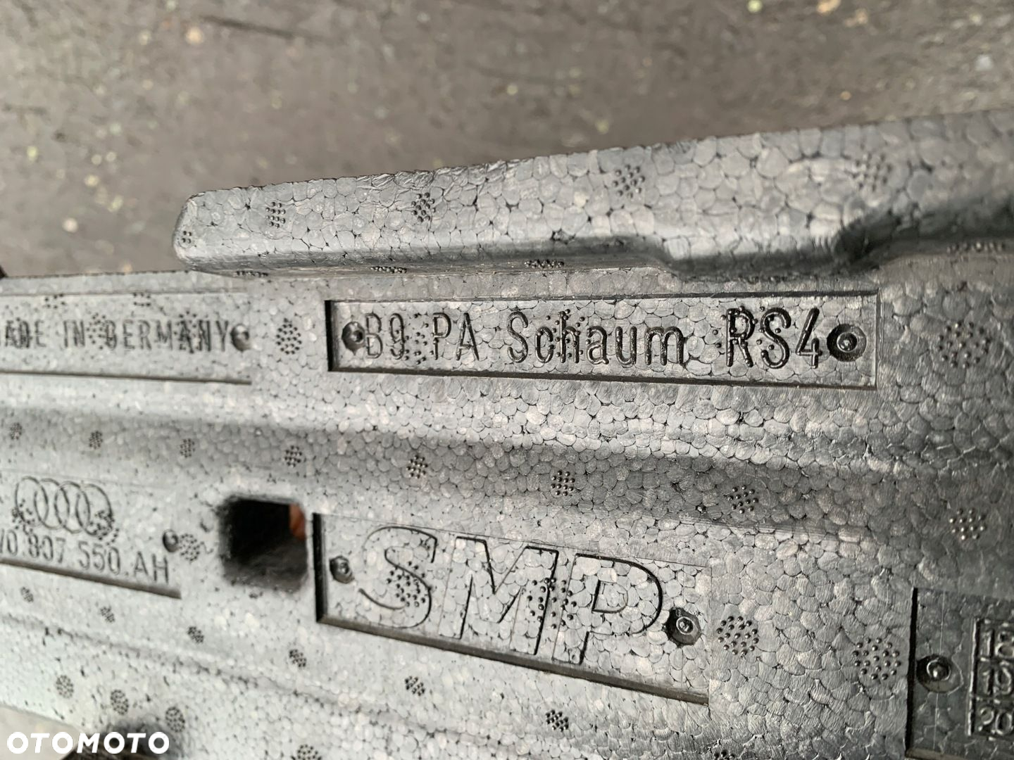 Belka przednia pianka AUDI RS4 B9 komplet czujnik - 8