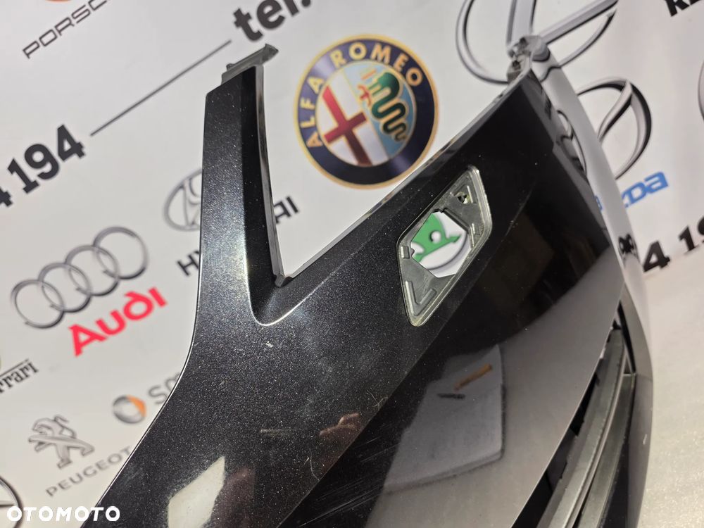 SKODA OCTAVIA 3 III LIFT 16- 5E0 ZDERZAK PRZEDNI PRZÓD NA SPRYSKI , BEZ PDC + KOMPLET KRATEK , NR 5E0807221N , NR AUKCJI NZ1677 - 19