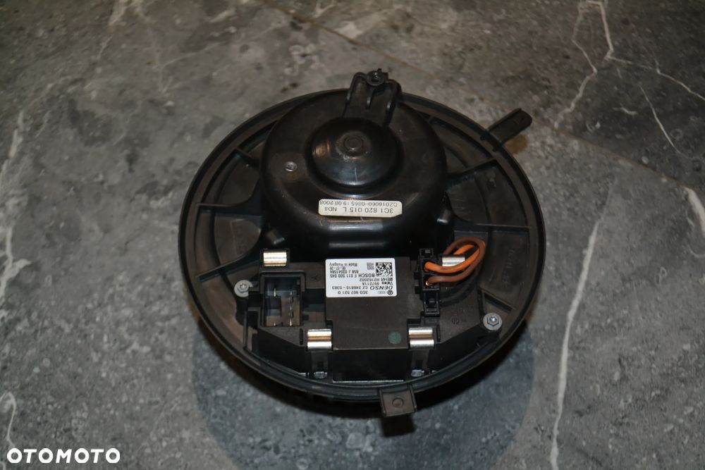 VW AUDI SEAT SKODA WENTYLATOR NAWIEWU WNĘTRZA OGRZEWANIA KLIMATYZACJI 3C1820015L - 2