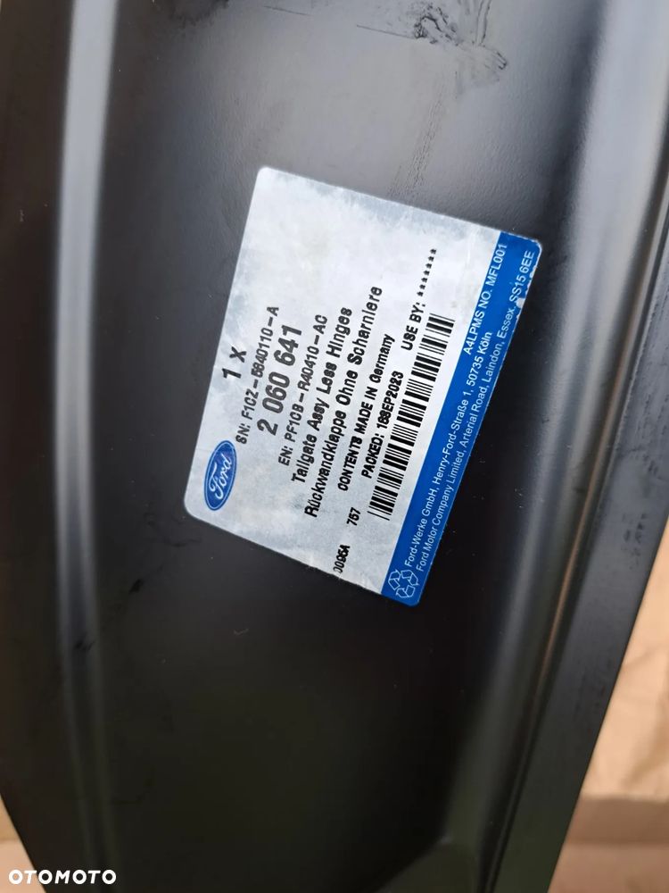 Klapa tył tylna Ford C-Max II MK-2 Lift F1CB-R40404-AB 2060641 PF1CB-R40410-AC klapa pokrywa bagażnika Ford C-Max MK-2 II Lift 2014 2015 2016 2017 2018 2019 - 8