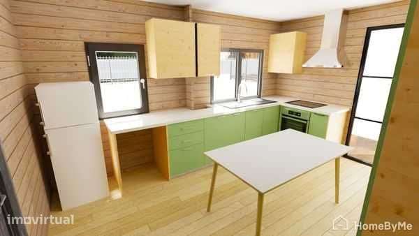 KIT Chalé em madeira 52m² com alpendre NOVO - Grande imagem: 5/12