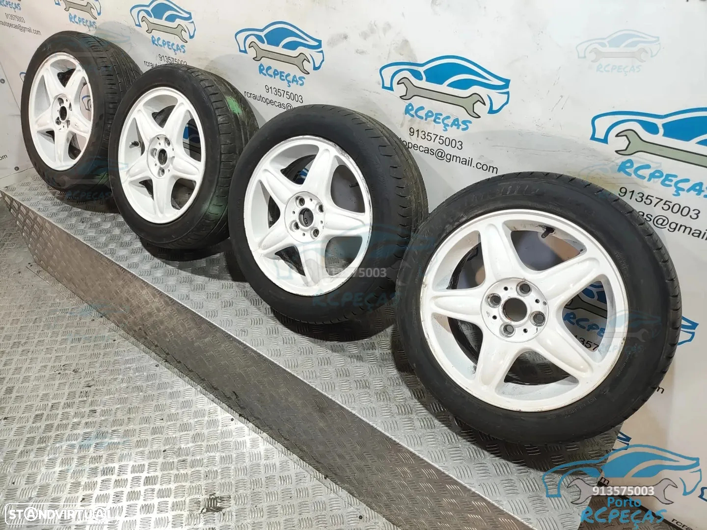 Conjunto Jantes 16" Mini - 6.5J | ET48 | 4x100 - Originais | Jante | 6769410 | 6769409 | 195 55 16 | 4 x 100 | 16 Polegadas | Original | R53 | R55 | R50 | R56 | R57 | R58 | R59 | R60 | Clubman | Cabrio | Roadster | Coupe - 5
