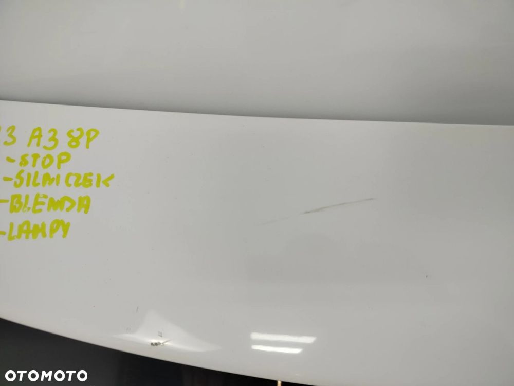 AUDI A3 8P 5D LIFT 08R- KLAPA BAGAŻNIKA TYŁ TYLNA LY9C - 9