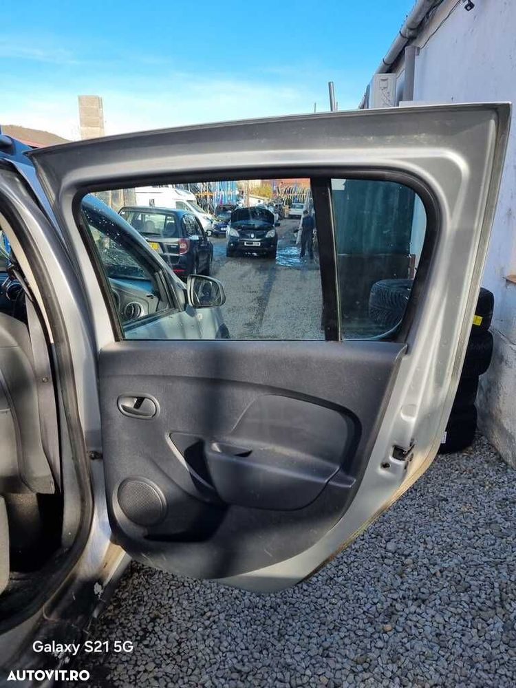 Usa Dreapta Spate Dacia Sandero 2 Stepway 2012 - 2016 SUV 4 Usi PLATINUM SILVER Ted69 ... - 2