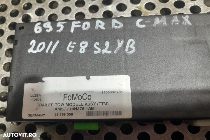 Calculator carlig remorca AM5J-19H378-AB AM5J-19H378-AB Ford C-Max 2 - 2