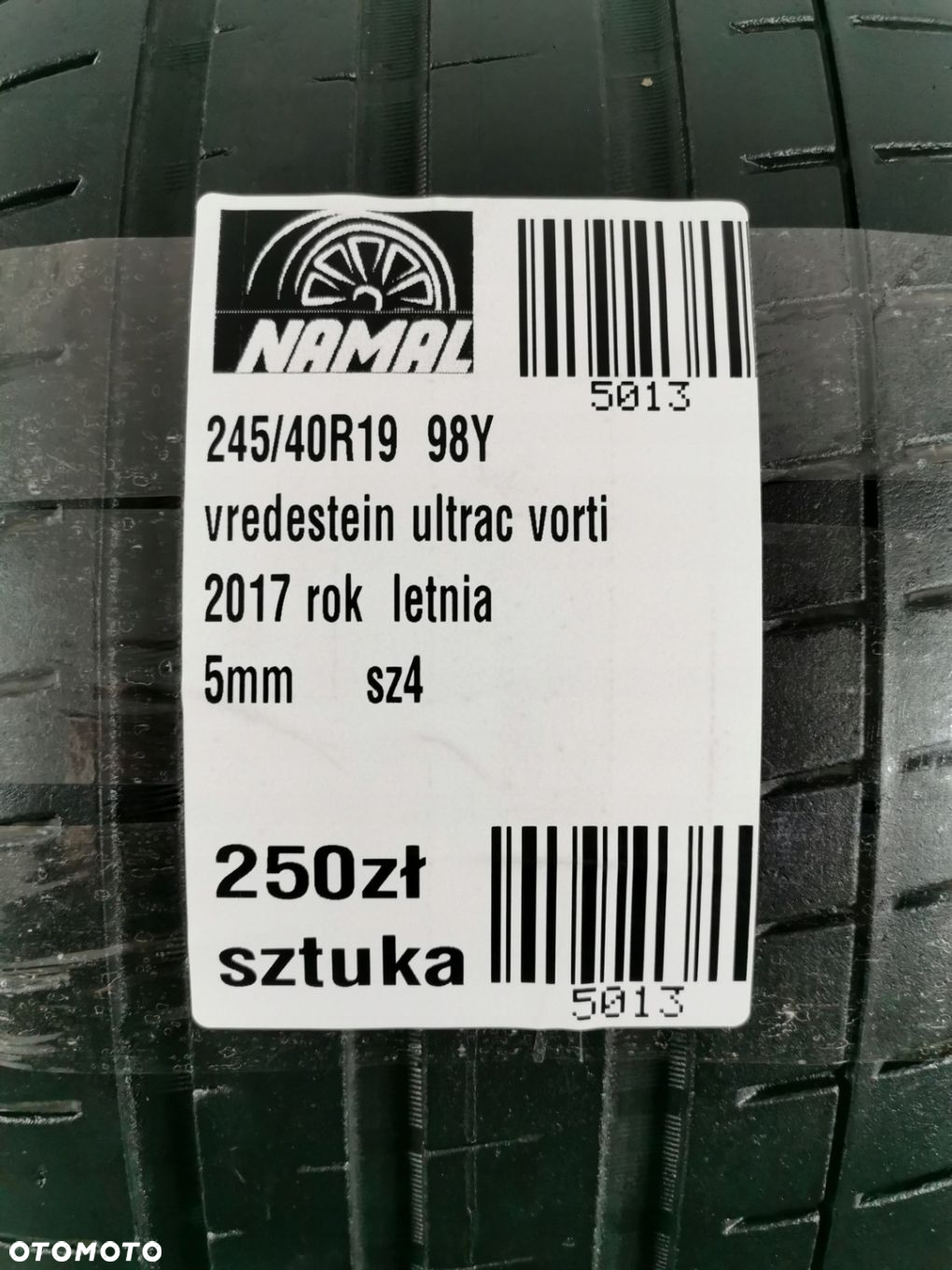 1x vredestein ultrac vorti 245/40r19 opona letnia 2017 5013 - 9