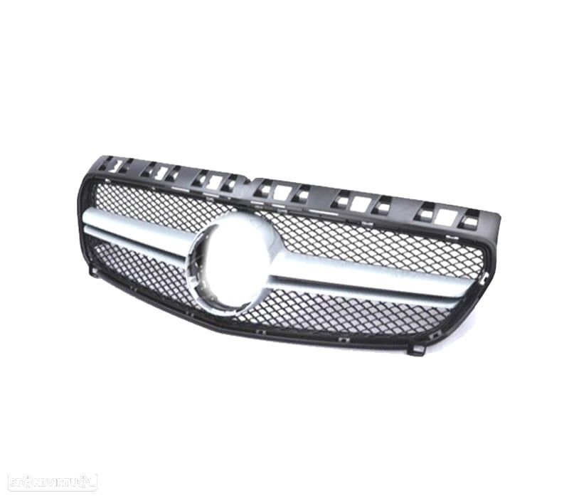 GRELHA FRONTAL MERCEDES CLASE A W176 12-15 LOOK AMG A45 CROMADO - 2