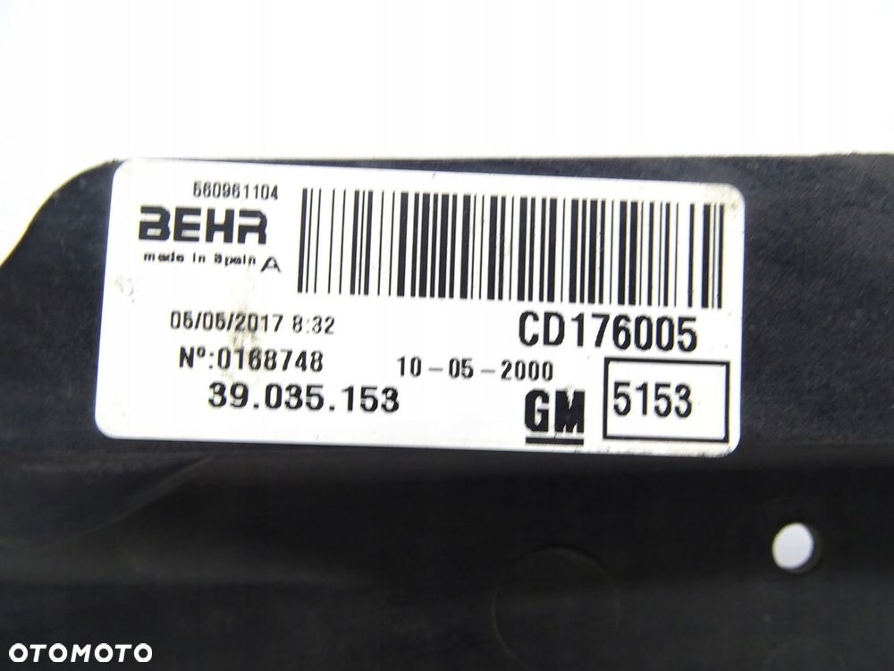 WENTYLATOR CHŁODNICY 13450416 1.2 1.4 16V OPEL CORSA E - 3