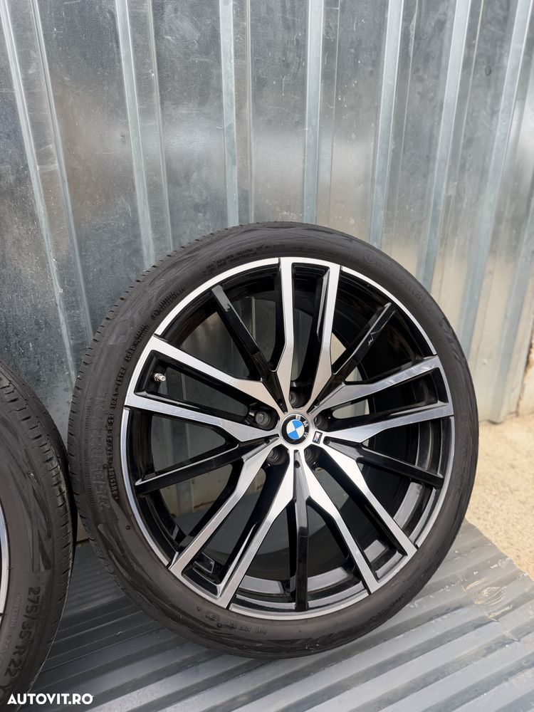 Bmw X5 G05 / X6 G06 Set Roti Vara Jante 22 M Sport Style 742 Anvelope - 6