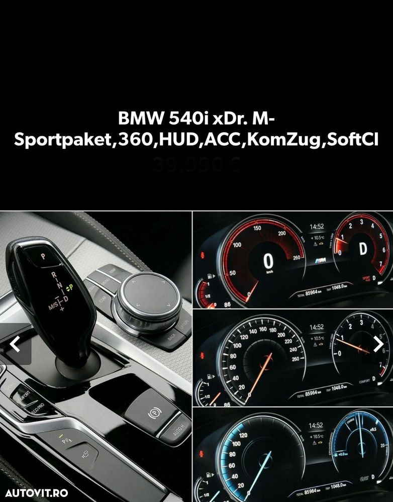 BMW Seria 5 540i xDrive AT - 8