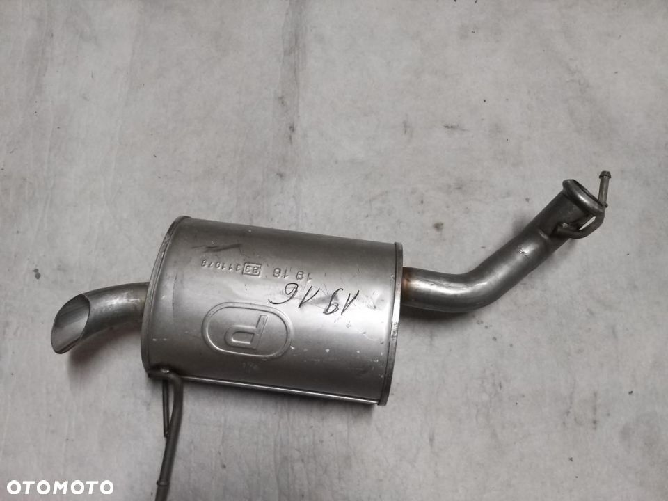 Tłumik końcowy tylny  Peugeot 407 1.6 HDi/2.0 HDi TD 04/04-11/04  1916 P ALU  1730.A6