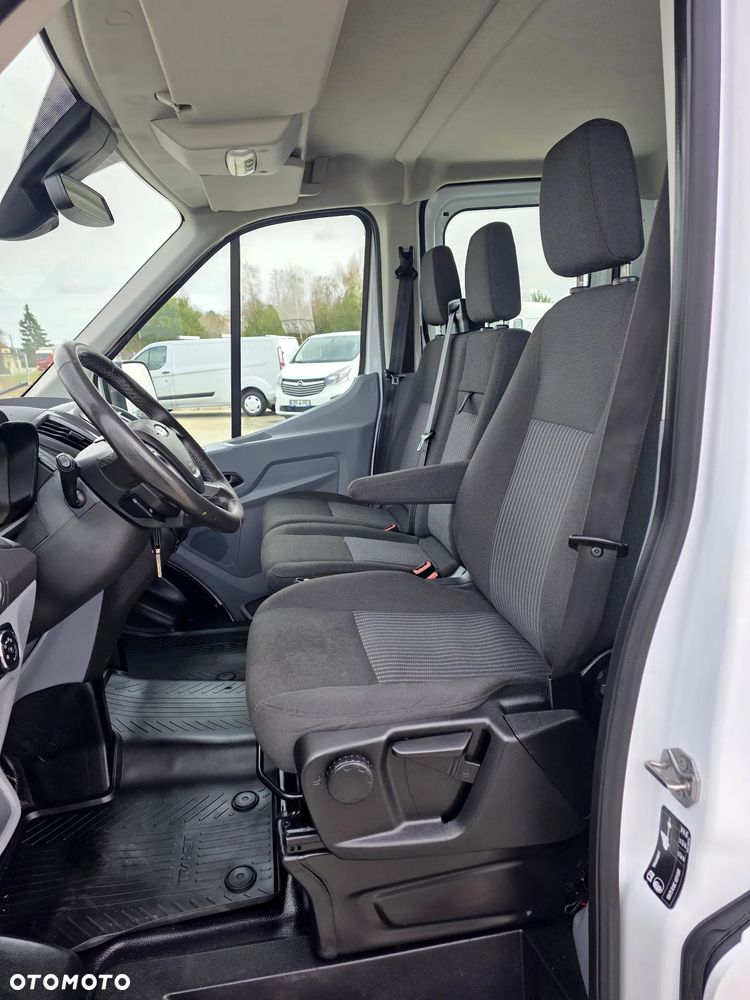 Ford TRANSIT 2,0 TDCI 170 KONNY WYWROTKA 3 STRONNA DOKA BRYGADÓWKA 7 OSOBOWA KLIMA WEBASTO LEDY 150T/KM PRZEBIEGU BLIŻNIAKI DO 3,5T WYWROT GWARANCJA - 11