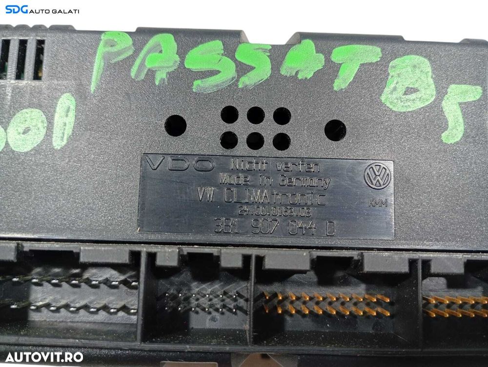 Panou Modul Unitate Comanda AC Aer Conditionat Clima Climatronic Volkswagen Passat B5.5 2001 - 2005 Cod 3B1907044D [LC1082] - 4