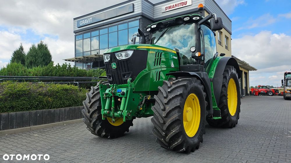 John Deere JD 6210R, 50 km/h, pneumatyka, TUZ, autentyczny przebieg