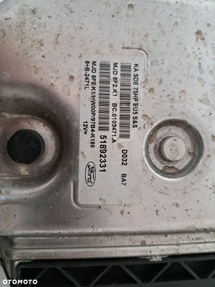 FORD KA 1.3 KOMPUTER  STEROWNIK SILNIKA 51892331 - 2