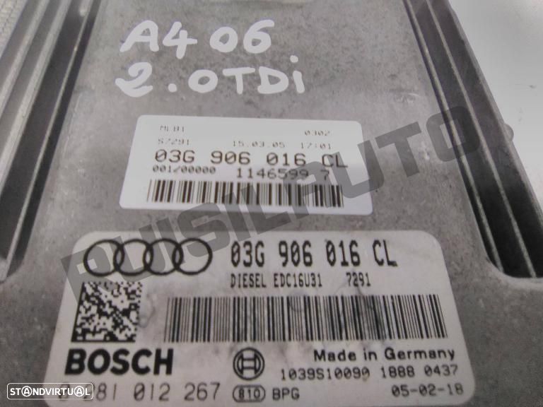 Centralina Do Motor 03g906_016cl Audi A4 B7 (8e) [2004_2008] 2. - 2