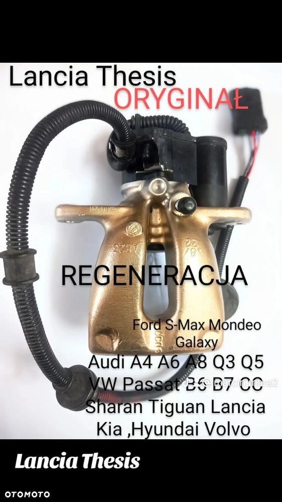 ZACISK HAMULCOWY VW PASSAT B5 B6 B7 B8 CC TIGUAN SHARAN ARTEON ALHAMBRA GOLF VII AUDI A6C6 C5 C7 A4 B8 A8 D3 D4,TT,Q3,Q5,A3,MAZDA CX5 CX7  BMW 5 F10 F11 F40  VOLVO S60 V60 XC60 XC70 V70 HYUNDAI i40,i30,KONA TUCSON KIA SPORTAGE CEED, PROCEED OPTIMA LANCIA THESIS FORD MONDEO MK4,MK5,GALAXY S-MAX RENAULT SCENIC III MEGANE III ESPACE V TALISMAN SKODA Octavia III Superb III QUAD CF MOTO LIGIER X Too NOVA MICROCAR MC1 MC2 Cargo,IVECO Seat Leon III - 7