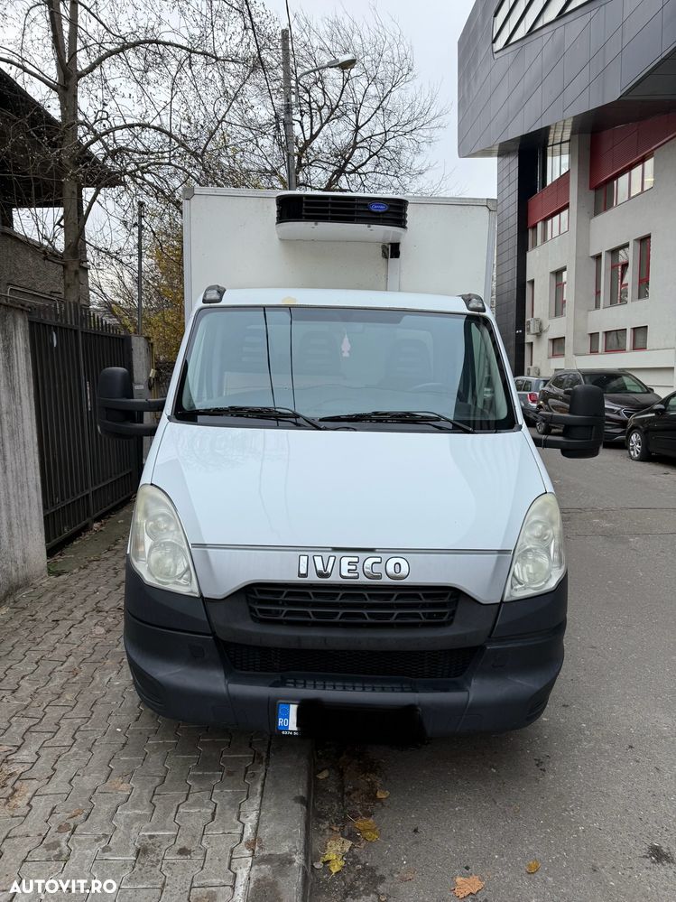 Iveco Daily 35c Frigorific Frig Carrier an 2014 Cub Izoterm 298.000km Istoric Service Facturi Kit Distribuție Ambreiaj Rezivie Frig AC Navi Discuri Placute Baterie Anvelope direcție suspensie Vopsea Ok TVA - 27