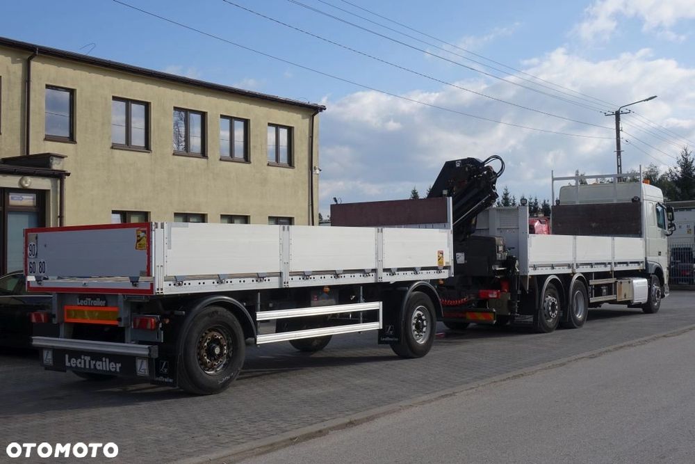 DAF XF 460 6x2 EURO6 / AUTOMAT / INTARDER / HDS X-HIDUO 188 B-2/ ZABUDOWA SKRZYNIA BURTOWA + PRZYCZEPA LECITRAILER - 24