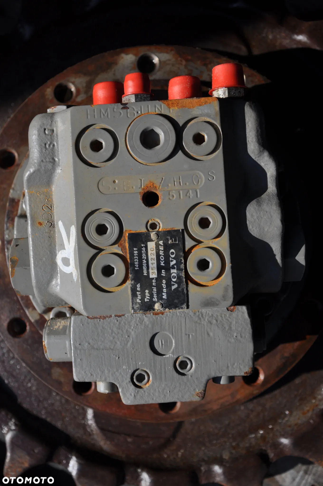 Silnik jazdy hydromotor naped gasienic Volvo ECR 88D - 6