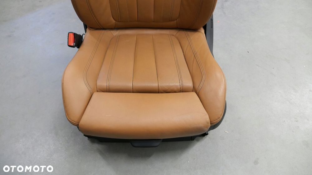 bmw x5 f15 f16 fotel lewy kierowcy elektryczny podgrzewany cognac m-pakiet - 4