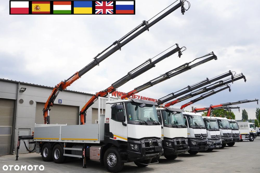 Renault C380 Comfort 6×4 / HDS Atlas 172.3E / Zasięg 12.3 m / Udźwig 6.1 t / Burtowy 17 EPAL_256271 - 1