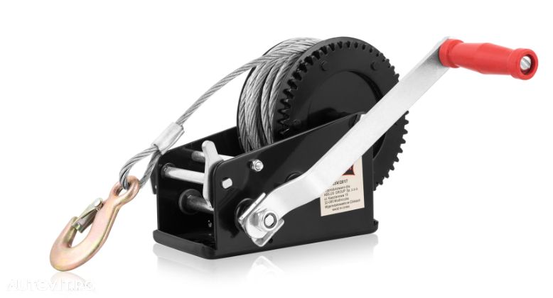 troliu manual cablu otel sau chinga Dragon Winch 3500 lbs (trage 1588 kg) - 2