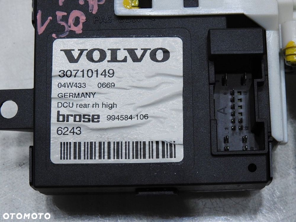 SILNICZEK SZYBY PRAWY TYŁ VOLVO V50 30710149 - 6