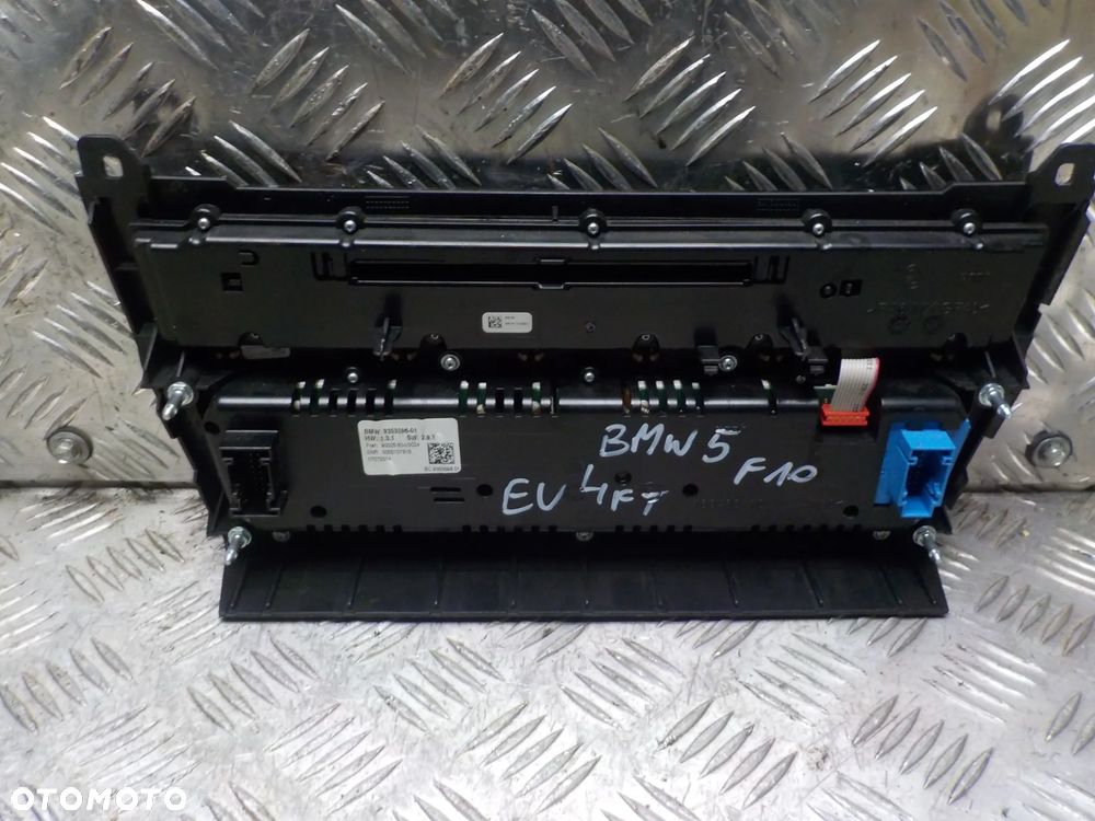 BMW F10 F11 PANEL KLIMATYZACJI RADIA 9353596 - 2