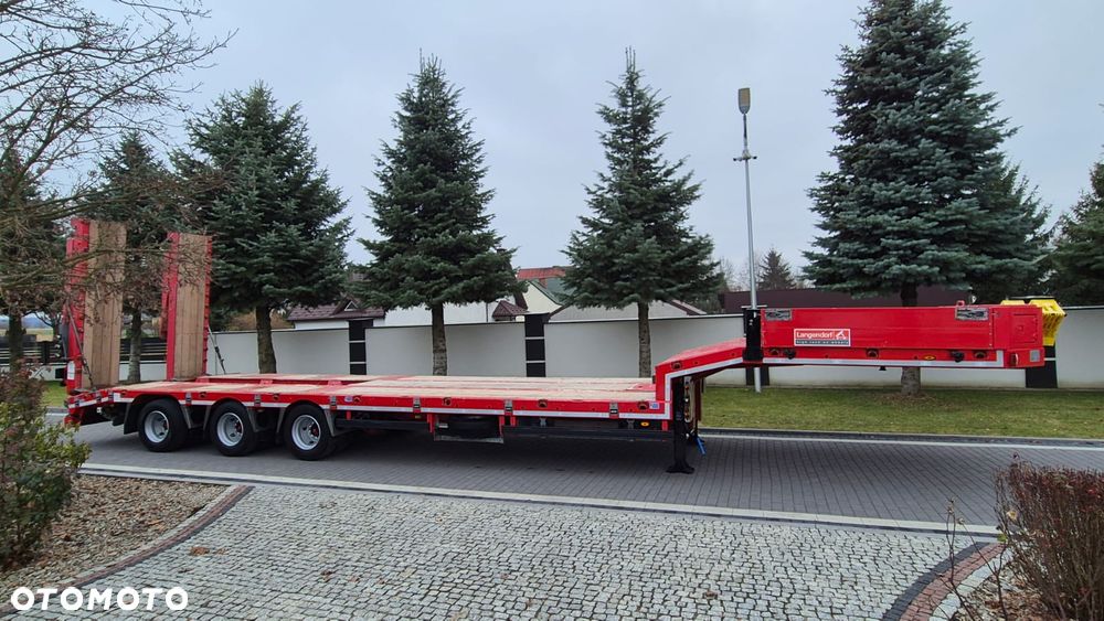 Langendorf NACZEPNA///NISKOPODWOZIOWA/// LANGENDORF///2022///HYDRAULICZNE  NAJAZDY///OŚ SKRĘTNA///OŚ PODNOSZONA///WYŚWIETLACZ OBCIĄŻENIA///WCIĄGARKA/// MAŁO UŻYWANA///STAN BARDZO DOBRY - 9