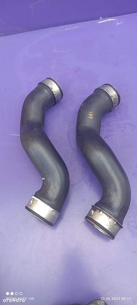 MERCEDES W209 CLK 2.7 CDI WĄŻ RURA PRZEWÓD INTERCOOLERA POWIETRZA A2095280482 - 5