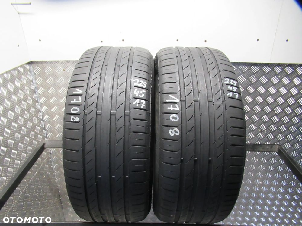 2x Continental SportContact 5 225/45/17 91Y nr.1708 - 1