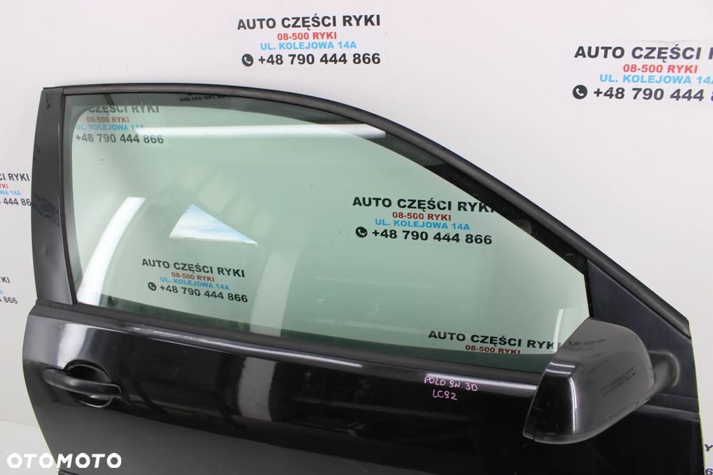 VW Polo 9N 3D Drzwi Prawy Przód LC9Z Lusterko - 2