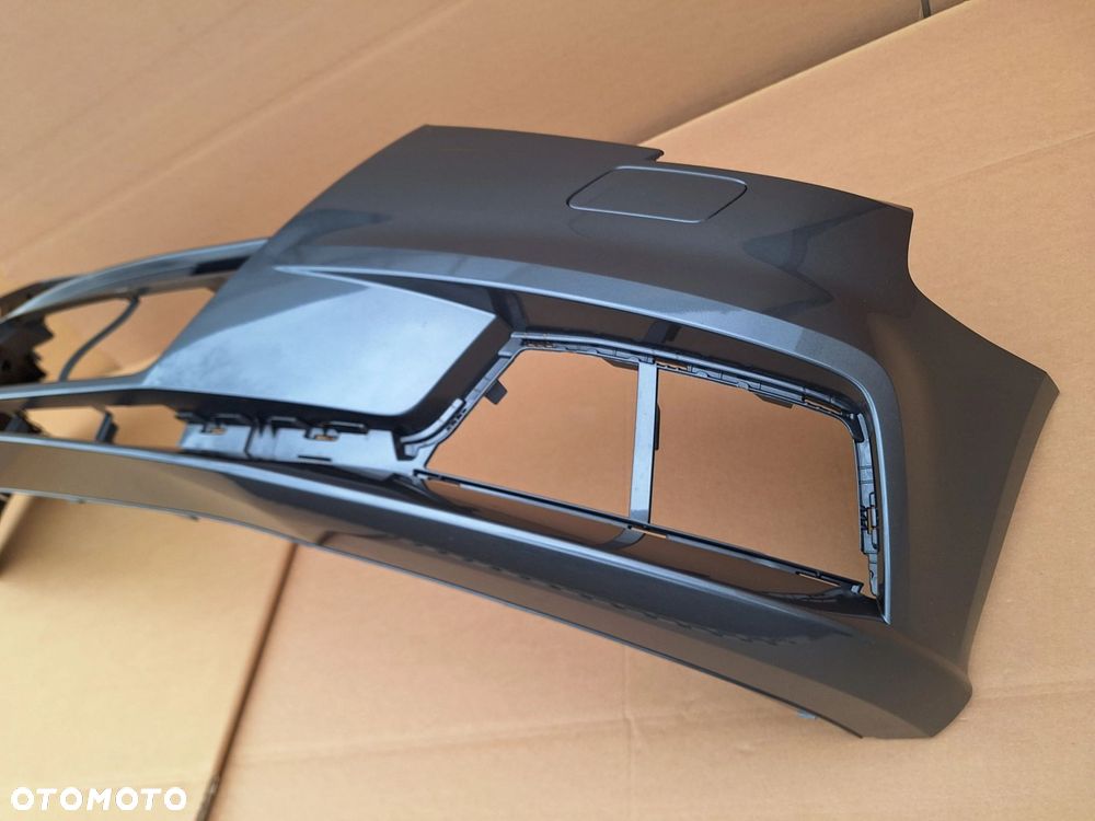 AUDI A3 LIFT HB 16- 17-20 8V3 ORYGINAŁ! NOWY! ZDERZAK PRZÓD PRZEDNI BDB SZARY MET. ORYGINAŁ 8V3807437AF WYSYŁKA 24H - 5