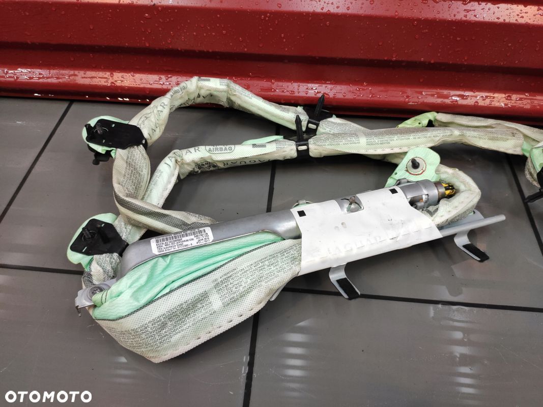 JAGUAR XF X250 KURTYNA LEWA PRAWA POWIETRZNA AIRBAG SPRAWNA ORYG - 1