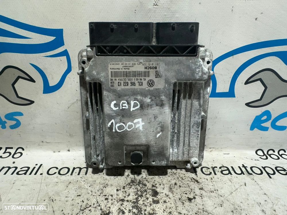 .Centralina Motor Original Bosch VAG Volkswagen CBD CBDB 2.0 TDi 03L906022KD 0281015335 EDC17CP14 2008-2017 - 2
