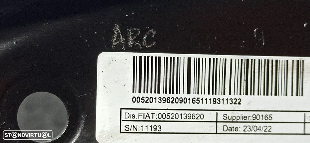 BRAÇO SUSPENSÃO INFERIOR FRENTE ESQUERDO FIAT NUOVA 500 (150) FIAT 500 HYBRID MY... - 2