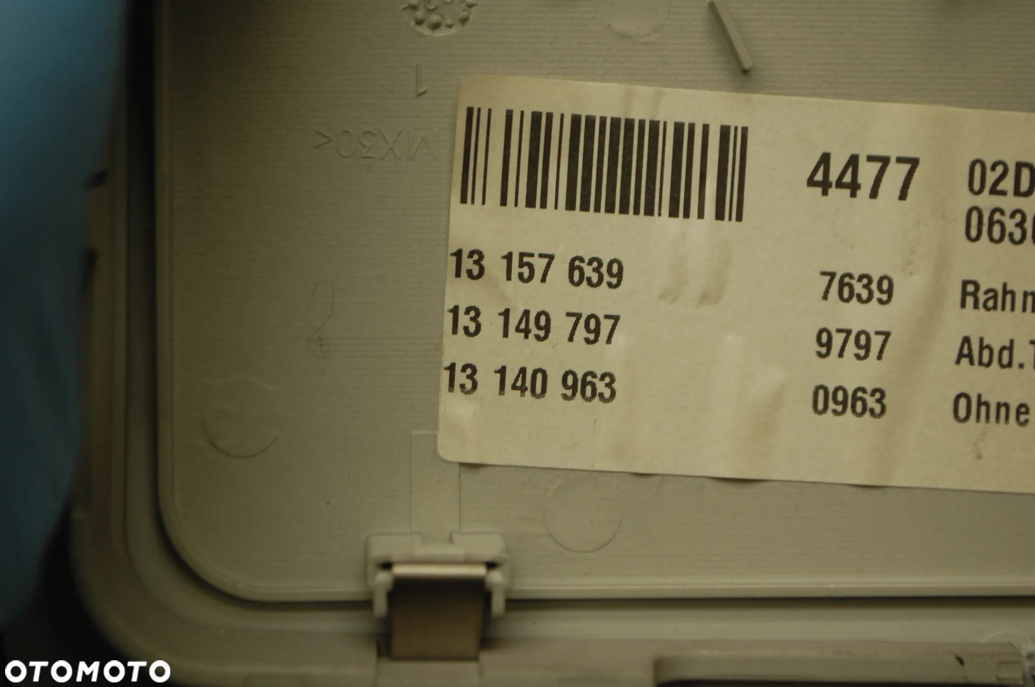 OŚWIETLENIE KABINY WNĘTRZA 13157639 OPEL VECTRA C SIGNUM - 3