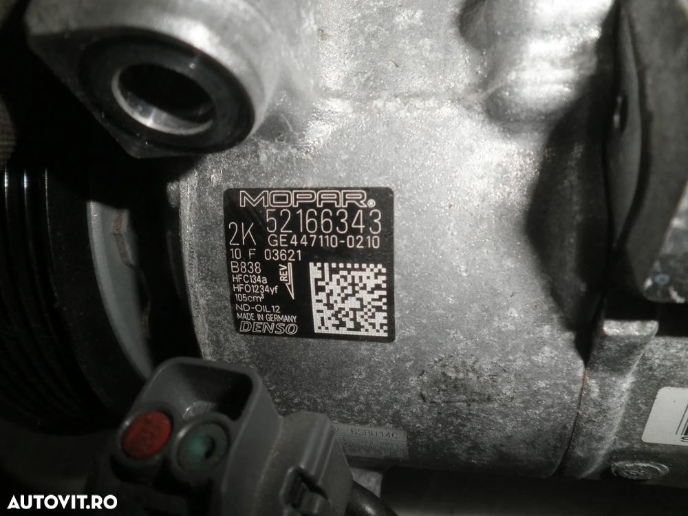 Compresor AC / clima Jeep Compass 2 , Renagade, Alfa Romeo Tonale , 1.5 B Mild Hybrid 52166343 - 3