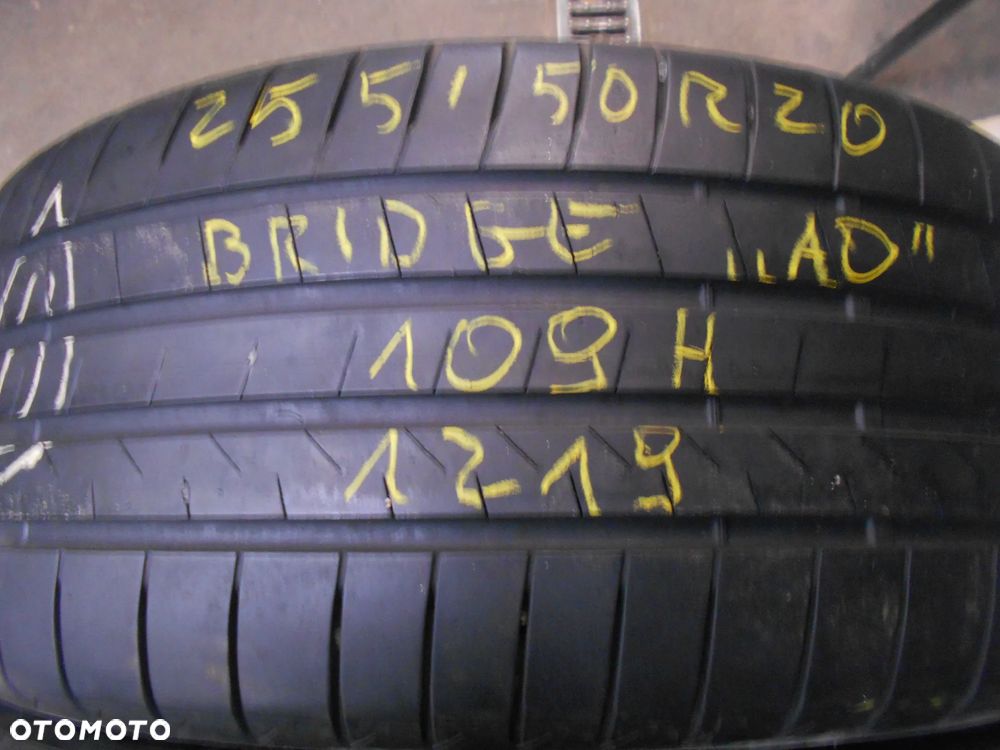 OPONY  255/50R20 BRIDGESTONE ALENZA 001 AO DOT 2222 / 1219 7.1MM - 2