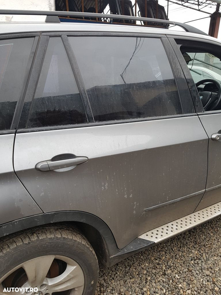 Usa Dreapta Spate BMW X5 E70 2007 - 2010 SUV 4 Usi Gri (645) FĂRĂ GEAM ȘI MACARA TREI ... - 3