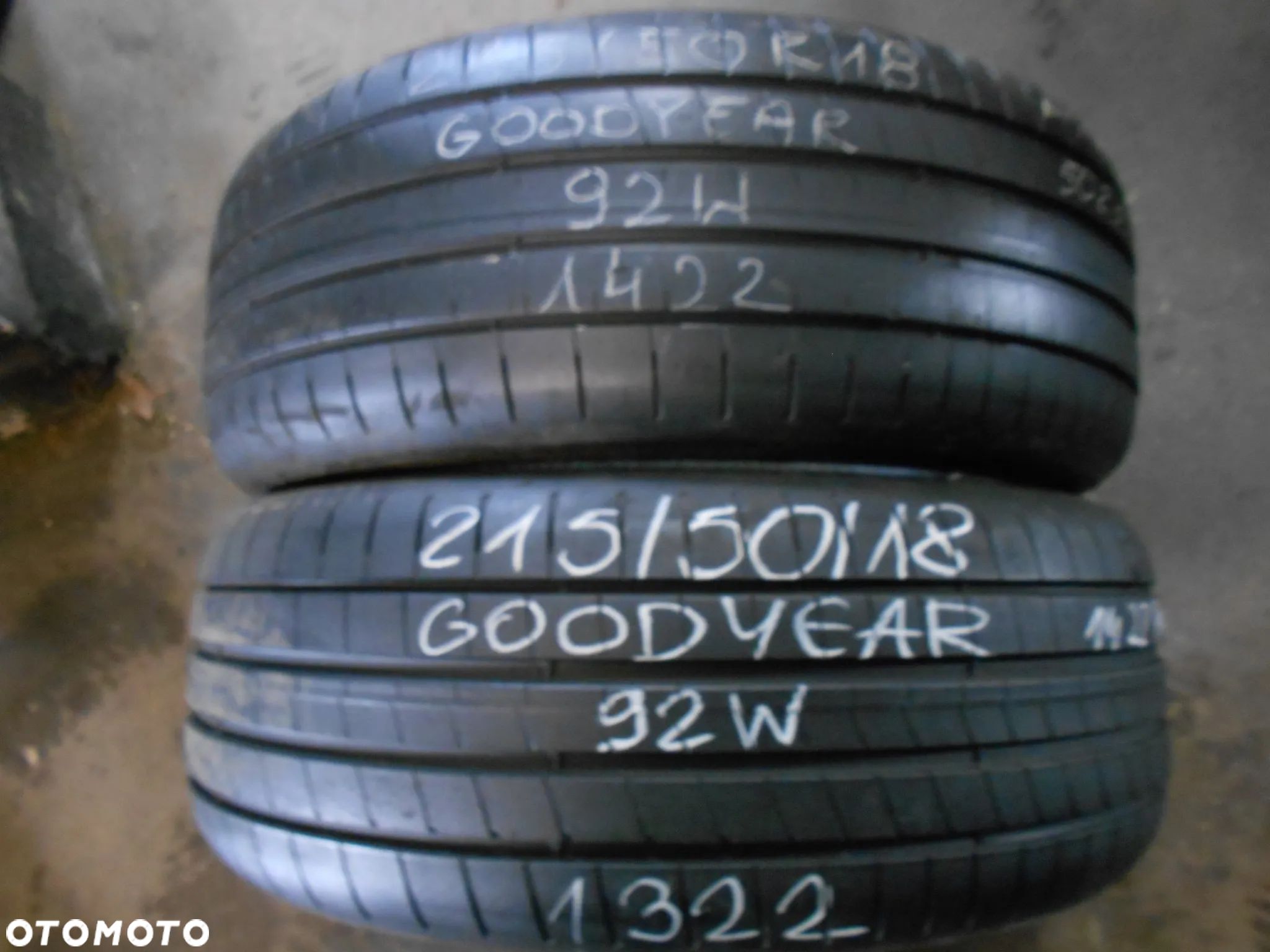 OPONY 215/50R18 GOODYEAR EAGLE F1 ASYMMETRIC 6 DOT 1422 7.3MM - 1