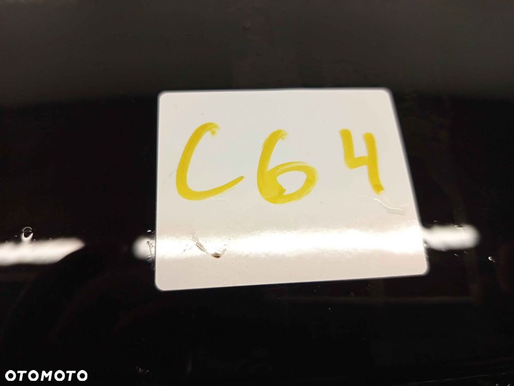 ^ ZDERZAK PRZÓD PRZEDNI BMW E87 SERIA 1 LIFT FL SCHWARZ 2 II CZARNY HALOGENY - 4