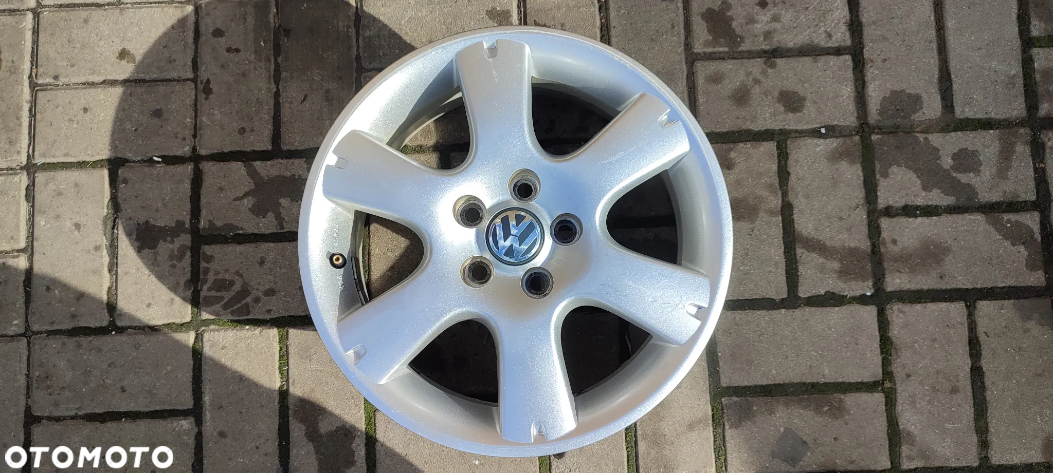 FELGI ALUMINIOWE 5x100 6Jx15 CALI ET 43 6Q0601025N VW POLO IBIZA FABIA GOLF KOMPLET - 4